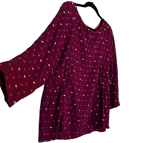 NWT Anthropologie Maeve Dottie Embroidered Blouse, Size Medium - Picture 5 of 10